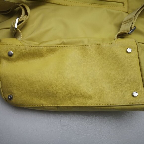 Samsonite Mustard Yellow Bucket Style Adjustable Straps Unisex Backpack - Picture 9 of 14